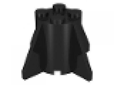 Rundstein mit Flossen 2x2x2 schwarz