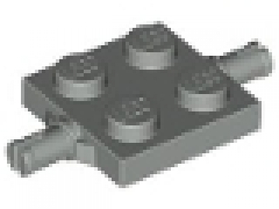 Wagenachse 2x2x0.33 grau 4600