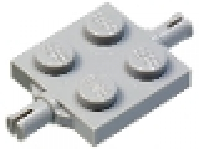 Wagenachse 2x2x0.33 neues hellgrau 4600