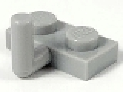 Lego Schnäppchen 20 x Platte mit Haken 4623 neues hellgrau