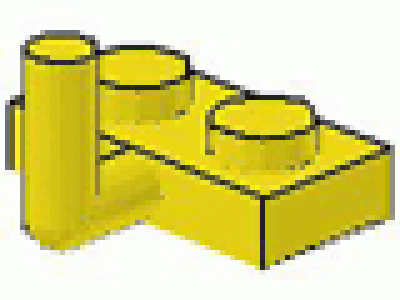Platte mit Haken 4623 gelb neu