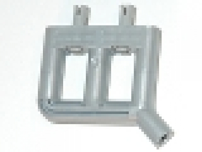 Technic Engine Tuneable, Single Exhaust (for part 2133)pearl hellgrau