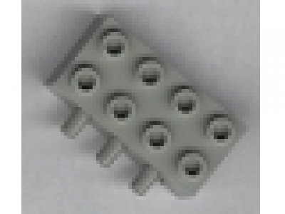 Pneumatic Distribution Block 2 x 4 with Non-return Valve