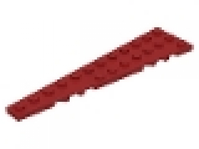 Flügelplatte links 3 x 12 dunkelrot, neu