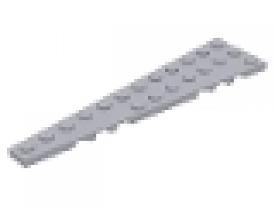 Flügelplatte links 3 x 12 neues hellgrau