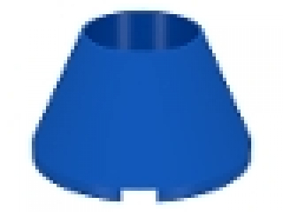 Kegelstumpf 4 x 4 x 2 blau 4742