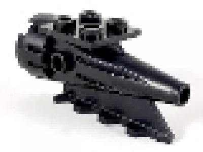 Heck mit Rakete schwarz 4746