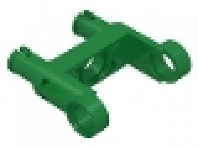 Lego Technic, Pin Connector Toggle Joint Smooth Double with 2 Pins, grün
