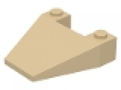 Keilschrägstein 4x4x1 tan 4858