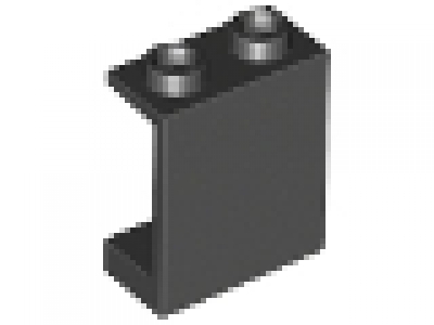 Panele 1 x 2 x 2 schwarz 4864b, ( offen )