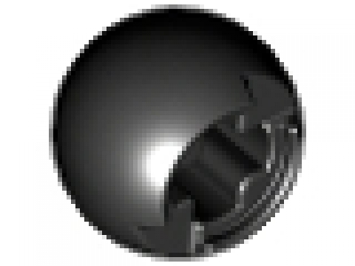 Lego Technic Ball schwarz mit Kreuzloch durchgehend, 53585