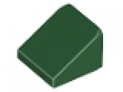 Lego Dachstein 30° 1 x 1 dunkelgrün 54200