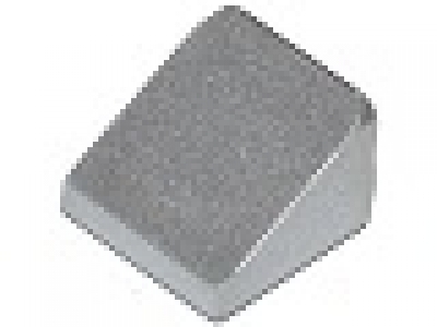 Lego Dachstein 30° 1 x 1 metallic silber 54200