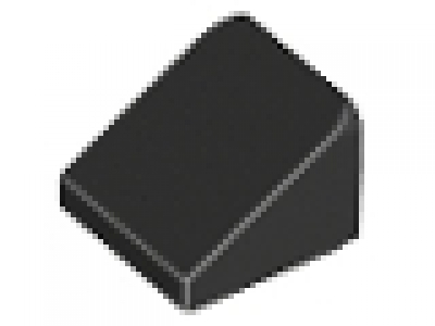 Lego Dachstein 30° 1 x 1 schwarz 54200