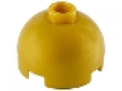 Rundkuppel oben geschlossen 2 x 2 pearl gold 553c