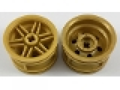 Felge 30,4 x 20mm paerl gold, 56145