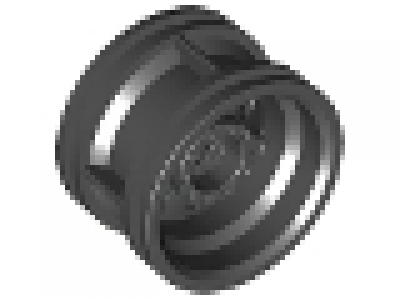 Felge 30,4 x 20mm  schwarz, 56145
