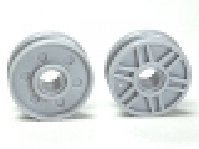 Wheel 18mm D. x 8mm with Fake Bolts and Shallow Spokes, neu