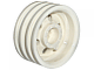 White Wheel 30mm D. x 14mm (for Tire 43.2 x 14)