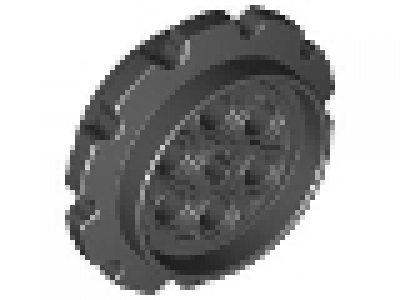 Technic Tread Sprocket Wheel Large, Kettenlaufrad 57519 schwarz, neu