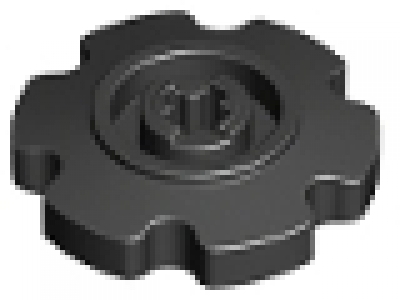 Technic Tread Sprocket Wheel Small, Kettenlaufrad 57520 schwarz, neu