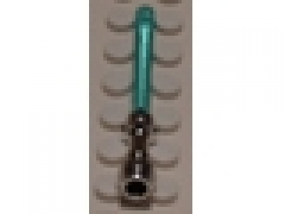 Star Wars Waffen: Lichtschwert tr. hellblau mit chrom Griff