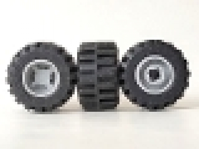 Rad mit Felge neues hellgrau 11.5 x 12 mm,