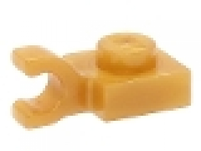 Platte mit horizontalem Clip 6019 pearl gold neu