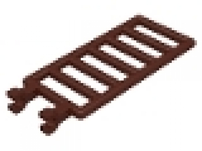 Gitter mit 2 Clips 7x3 braun