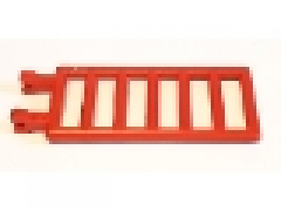 Gitter mit 2 Clips 7x3 rot, neu