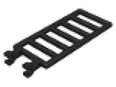 Gitter mit 2 Clips 7x3 schwarz