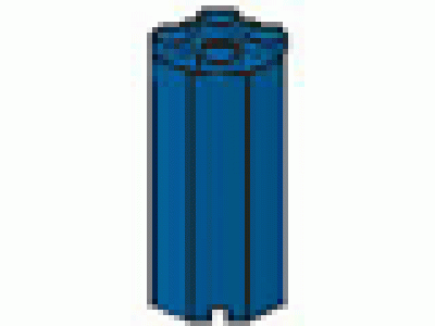 Octagon-Säulenstein 2x2x3 blau