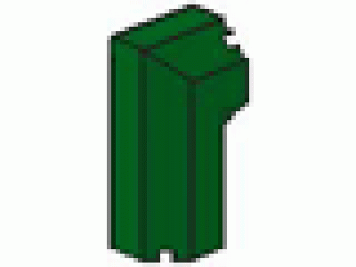 Octagon-Säulenwinkel 2x2x3.33 grün