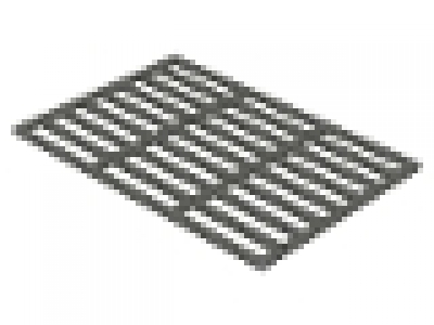 Lego Gitter (Burggatter) 9x13 altes dunkelgrau