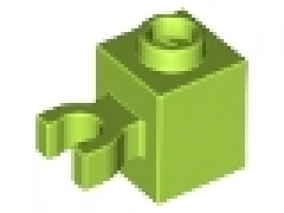 Stein mit horizontalen Clip lime, neu