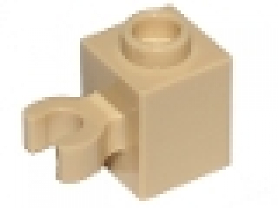 Stein mit horizontalen Clip tan, neu