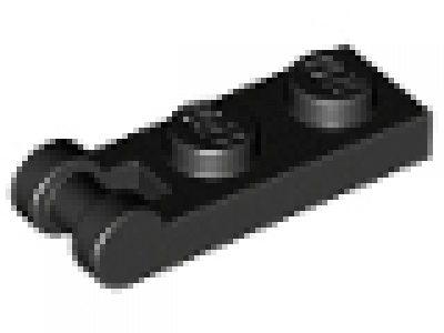 Platte 1 x 2 mit seitlichem Griff 60478 schwarz neu