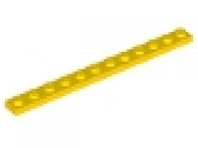 Platte 1 x 12 gelb, neu