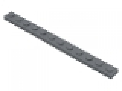Platte 1 x 12 neues dunkelgrau
