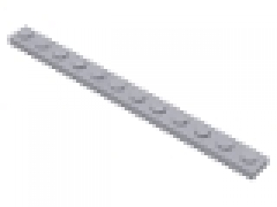 Platte 1 x 12 neues hellgrau,