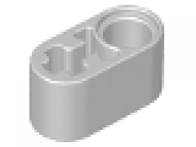 Lego Technic, Liftarm 1 x 2 Thick with Pin neues hellgrau