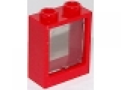Fenster rot mit tr braunem Glas 1 x 2 x 2 60592c03 neu