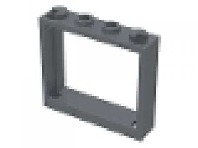 Fenster 1 x 4 x 3 neues dunkelgrau ohne Glas
