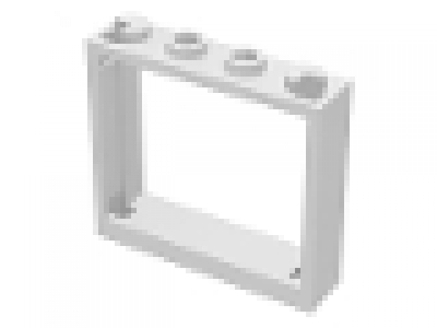 Fenster 1 x 4 x 3 weiß ohne Glas