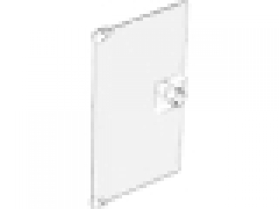 Glastür ohne Rahmen tr klar, 1x4x6