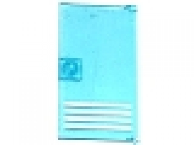 Türrahmen blau mit Glastür tr hellblau 1x4x6 mit Streifen, siehe Bilder