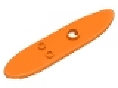 Surfbrett orange 6075