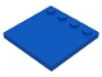 4 x 4 Platte mit 4 Noppen 6179 blau
