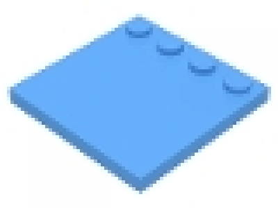 4 x 4 Platte mit 4 Noppen 6179 mittelblau