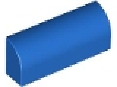 Stein mit Rundung 6191 blau 1 x 4 x 1 neu